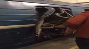 Terror attack on Russia . Blast in a subway
