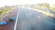 Sideways car hits