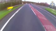 Last moments of motorcycle driver