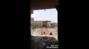 Militant gets a present from a sniper in a head