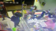 Off Duty Cop Kills Robber Armed With A Hammer.