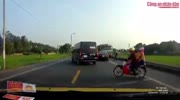 Rider dies under the truck