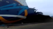 Spectacular Ferry Accident In The Port Of Santo Domingo - First Angle.