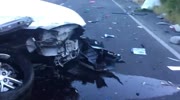 Car Utterly destroyed after a crash