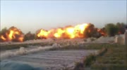 Massive Explosion, Terrain Denial Operation In Afghanistan