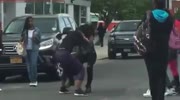 SOME TYPES FIGHT OUT IN JAMAICA, QUEENS