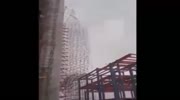 35-STORY SCAFFOLDING COLLAPSES DUE TO STRONG WINDS