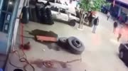 exploits tires truck