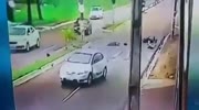 2 riders get in hard hit N run accident
