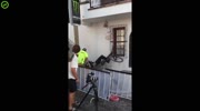 Stunt goes a bit wrong !!