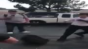 Rather skillfull streetfight