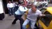 Chauffeur strikes the police