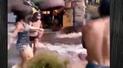Accident with tractor woman saves of miracle (repost)