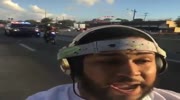 Motorcyclists Take Selfie Videos Of Them Running From Police
