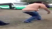 Mexican bus driver fight