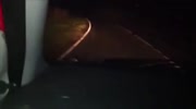 Death car crash in car footage