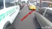 Man run over by motorcycle