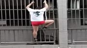 LOVER ESCAPES THROUGH BALCONY TO PREVENT PUNISHMENT