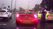 Driver flees the police