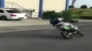 Very dumb - 2 riders meet each other