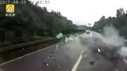 intense car crash