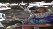 Girl is attacked and violently beaten by a betrayed wife