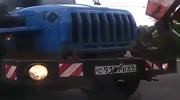 And here comes a truck