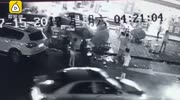 Chinese driver destroys a restaraunt injuring visitors