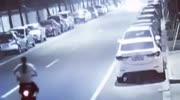 Cat causes a rider`s fall