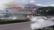 Motorcyclists explodes with mortar