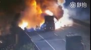 strong truck explosion (longer vid)