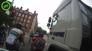 Very lucky cyclist ..... hate them !!!