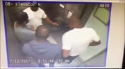 man was robbed by three men in an elevator ..