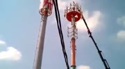 Crane crash with load