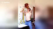 This man drinks 5 litres in several seconds