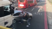 Road rage fight in London