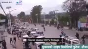 Good footage of Nepal Earthquake.