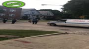 High on drugs naked guy gets tazered.