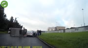Drunk driver causes accident