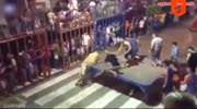I love it when the bull wins.