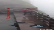 Two drunks fall down the ravine