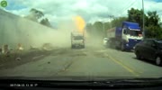 Failing brakes .... fireball