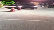Drunk guy gets crazy.