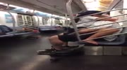 Yankee fans fucking on public transport