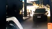 Surveillance camera captures the Tragic Accident