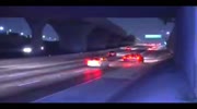 Motorist accident on freeway