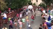 300kg ball sends a man to coma