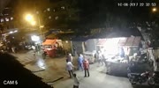 SUV driver goes rampage against the bar visitors