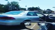 Couple fights in the car