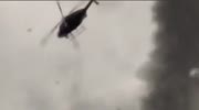 HELICOPTER CAUGHT IN A TORNADO